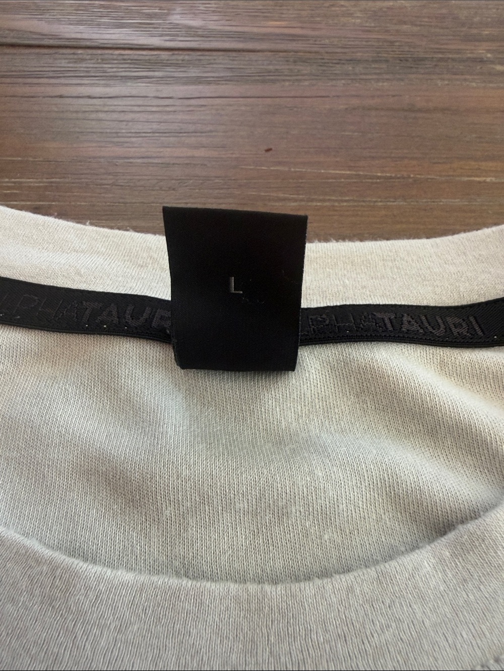 Prada Men’s Short Sleeve Crewneck T‑Shirt in Beige - Picture 4 of 6